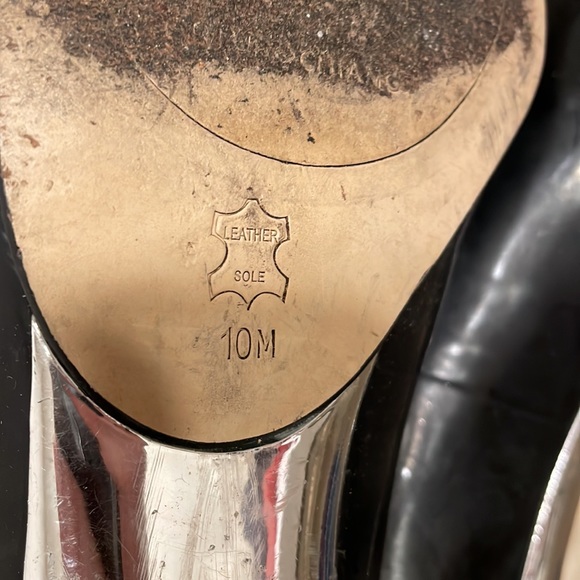 Arturo Chiang Black Soft Patent Leather Kitten Heels in size 10 - Picture 10 of 11